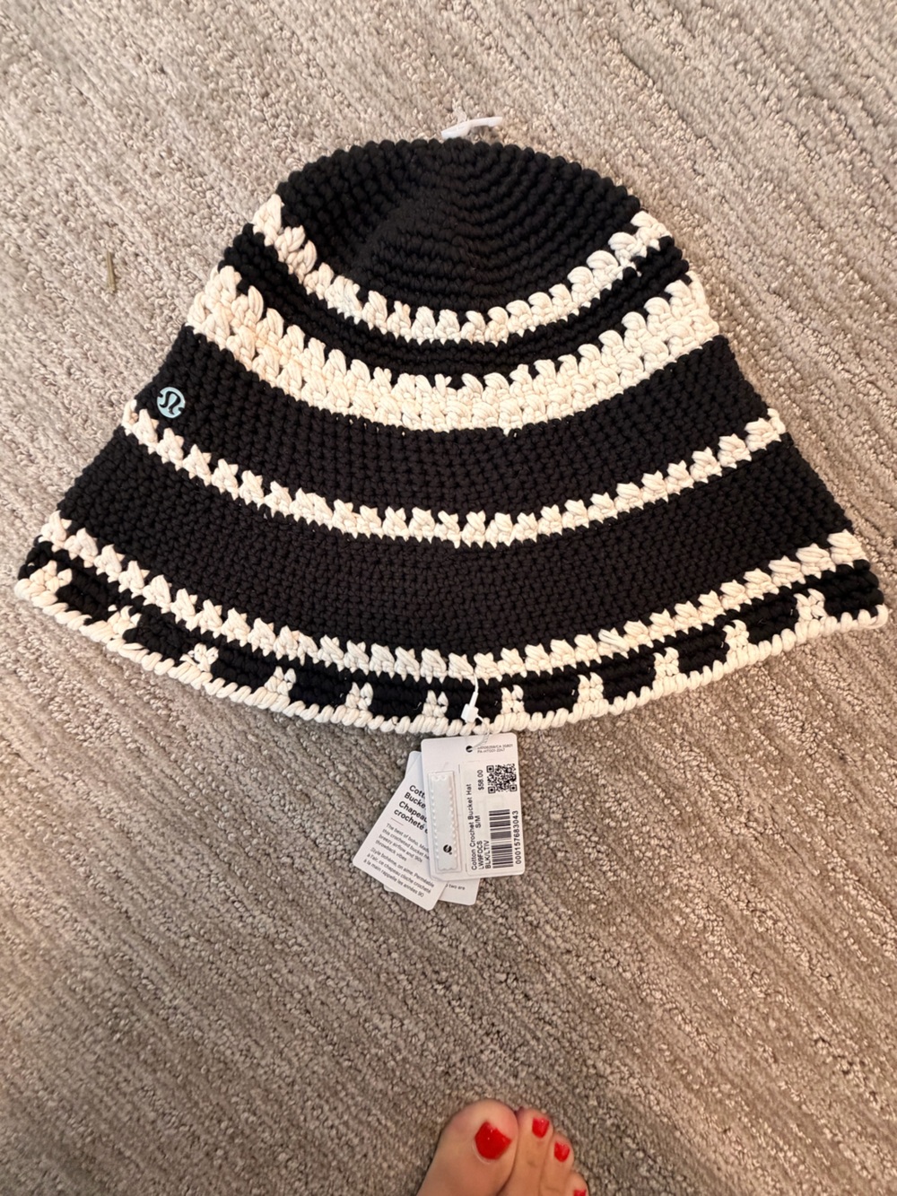 NWT Lulu Lemon Crochet Bucket Hat